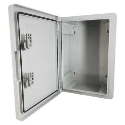 Ide Boîte De Dérivation-Abs352515 Coffret Abs étanche Ip65 350x250x150 Porte Opaque - Avec Plaque De Montage