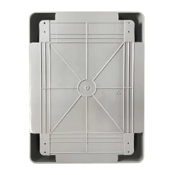 Ide Boîte De Dérivation-Abs352515 Coffret Abs étanche Ip65 350x250x150 Porte Opaque - Avec Plaque De Montage