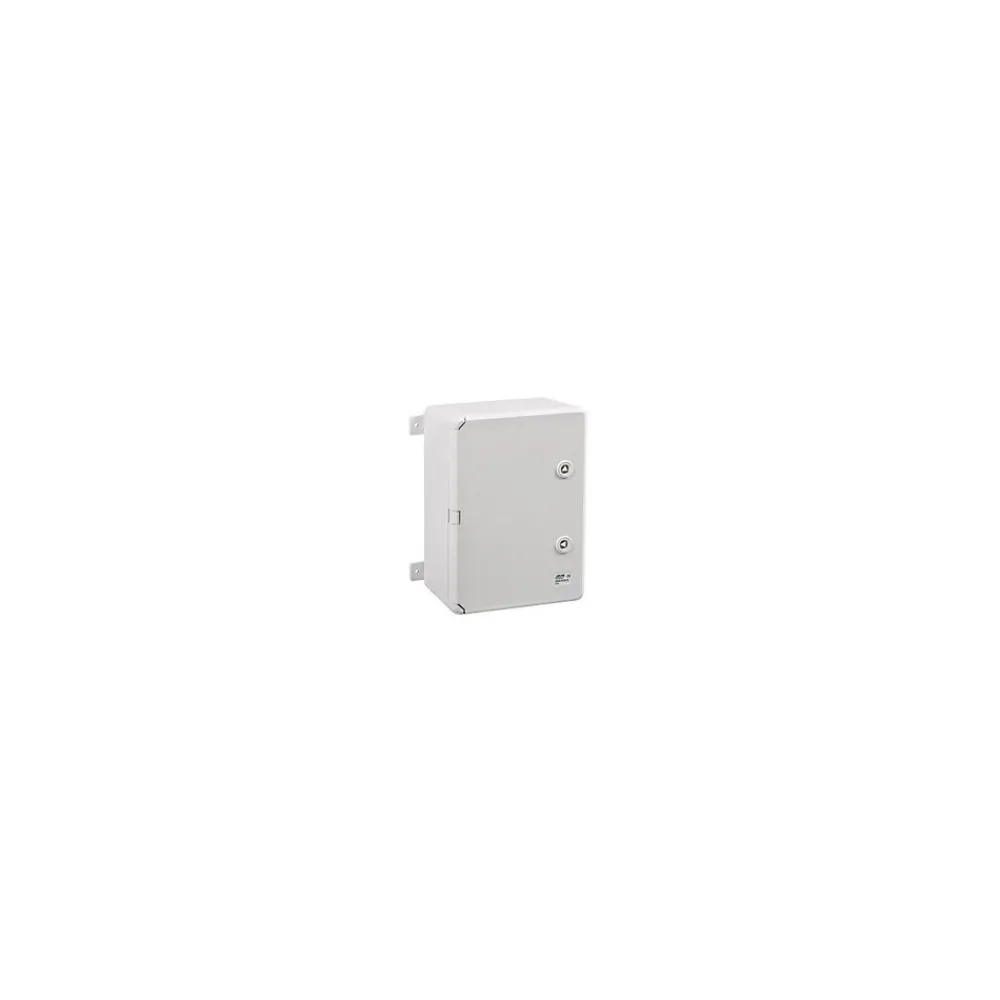 Ide Boîte De Dérivation-Abs352515 Coffret Abs étanche Ip65 350x250x150 Porte Opaque - Avec Plaque De Montage