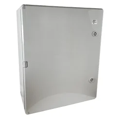 Ide Boîte De Dérivation-Abs504018 Coffret Abs étanche Ip54 500x400x180 Porte Opaque - Avec Plaque De Montage
