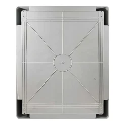 Ide Boîte De Dérivation-Abs504018 Coffret Abs étanche Ip54 500x400x180 Porte Opaque - Avec Plaque De Montage