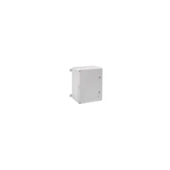 Ide Abs403022 Coffret Abs étanche Ip54 400x300x220 Porte Opaque - Avec Plaque De Montage
