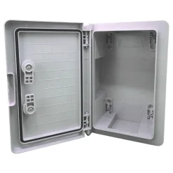 Ide Abs302013 Coffret Abs étanche Ip65 300x200x130 Porte Opaque - Avec Plaque De Montage