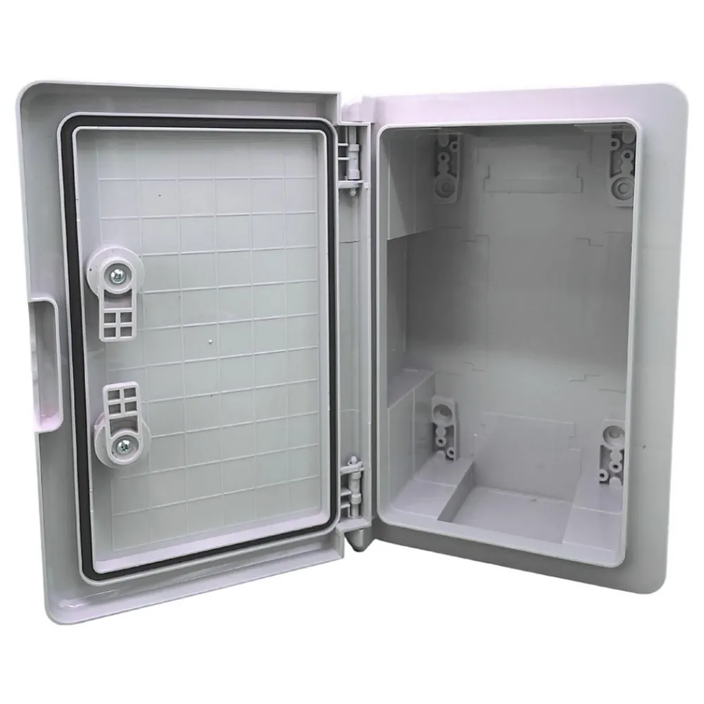 Ide Abs302013 Coffret Abs étanche Ip65 300x200x130 Porte Opaque - Avec Plaque De Montage