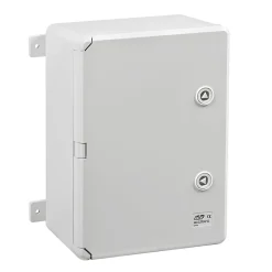 Ide Abs302013 Coffret Abs étanche Ip65 300x200x130 Porte Opaque - Avec Plaque De Montage