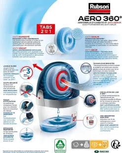 Rubson Absorbeur d'humidité AERO 360 m²