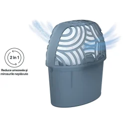 GoodHome Absorbeur d'humidité m² + 1 recharge galet 450g