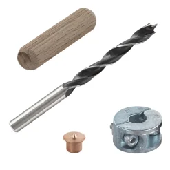 Wolfcraft Tourillon Et Lamello-Accessoires pour l'assemblage par tourillons ø10 mm