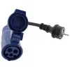 Zenitech Transformateur, Convertisseur Et Chargeur Usb-Adaptateur caravane femelle CEE17 en mâle 16A