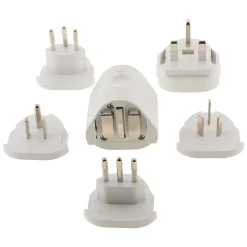 Zenitech Transformateur, Convertisseur Et Chargeur Usb-Adaptateur de voyage encastrable 2 prises -