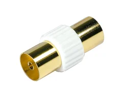 Diall Câble Et Connectique Tv-Adaptateur Femelle / Femelle ø9.52 mm Blyss, Or
