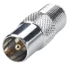 Erard Adaptateur -F 7 mm femelle / TV 9.52 mm mâle - connecteurs plaqués nickel -