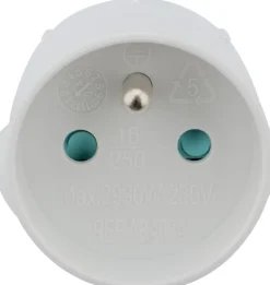 Zenitech Transformateur, Convertisseur Et Chargeur Usb-Adaptateur France - Royaume Uni Blanc -