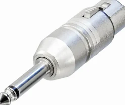 Neutrik Adaptateur Jack 6.35 mâle vers XLR mono