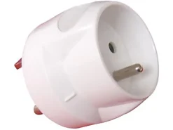 Diall Adaptateur Mâle 20A en femelle 16A blanc