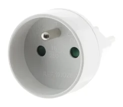 Zenitech Adaptateur prise voyage France/UE vers Suisse -