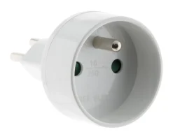 Zenitech Adaptateur prise voyage France/UE vers Suisse -