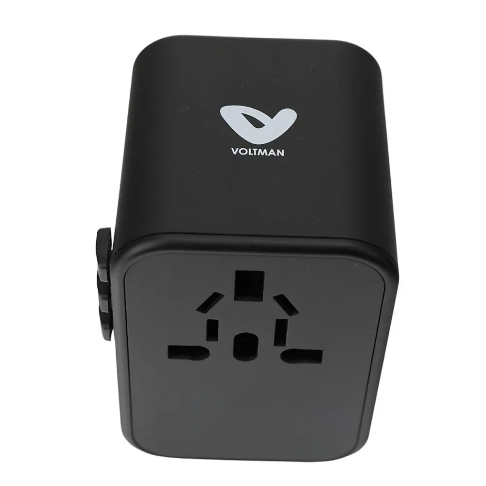 Voltman Adaptateur prise voyage universel - 5 ports USB -