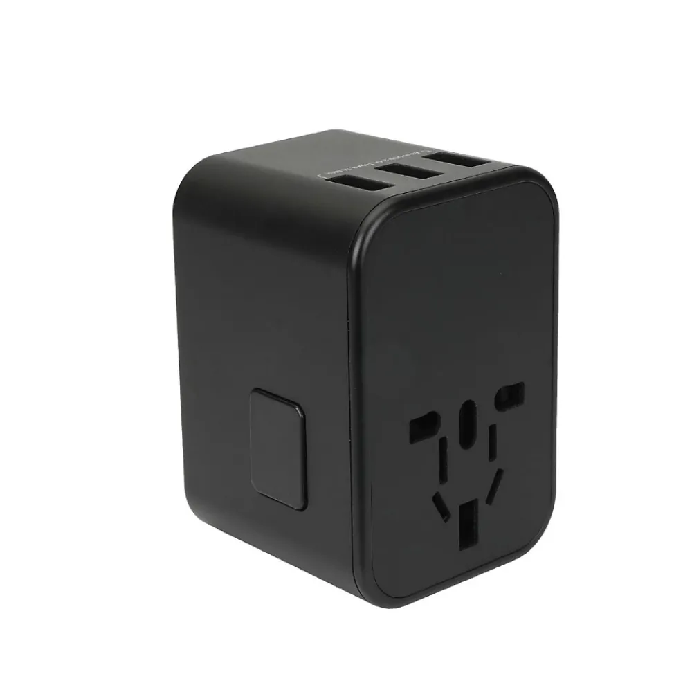 Voltman Adaptateur prise voyage universel - 5 ports USB -