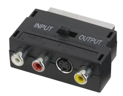 Diall Câble Et Connectique Tv-Adaptateur péritel Mâle 3RCA Femelle
