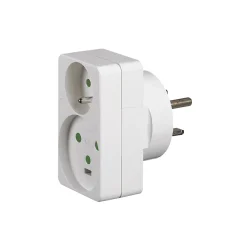 Legrand Adaptateur 2P+T fiche 16A + fiche 20A vers socle 32A