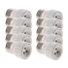 Zenitech Douille Électrique-10 Adaptateurs de douille E27 vers GU10 à visser -