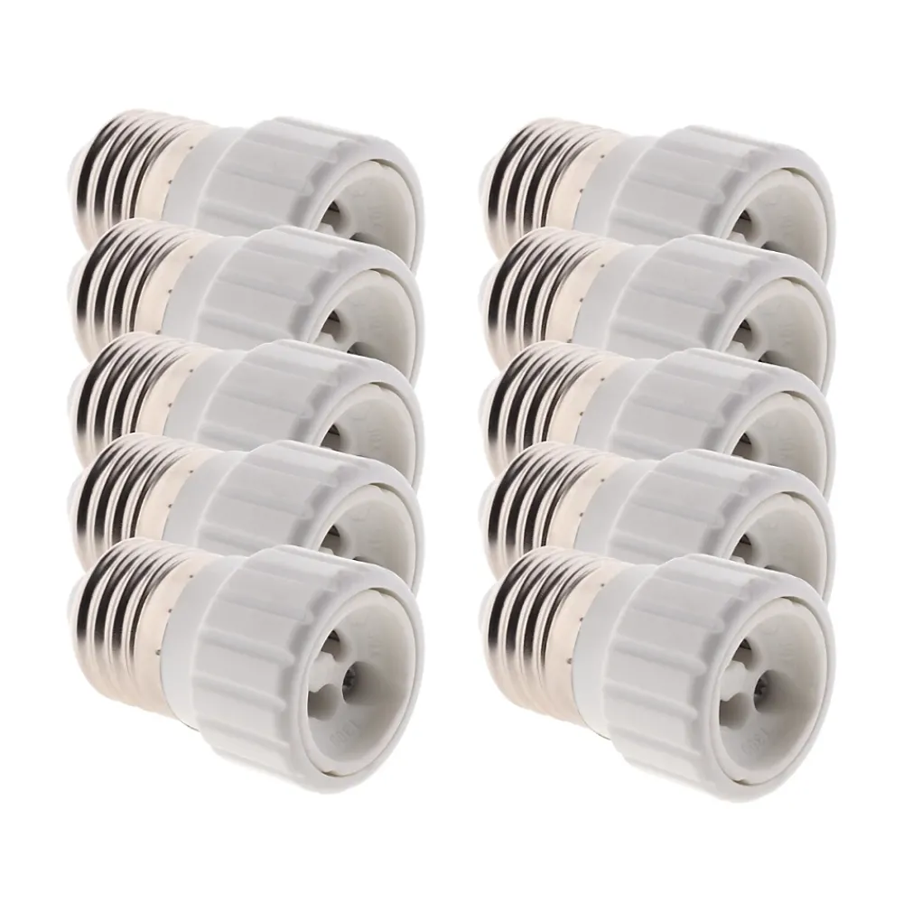 Zenitech Douille Électrique-10 Adaptateurs de douille E27 vers GU10 à visser -