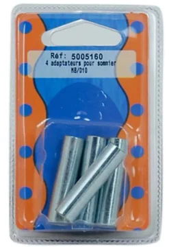 Bar plus 4 adaptateurs Ø8 mm axe lisse