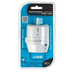 Watt & Co Adaptateur universel compact de voyage