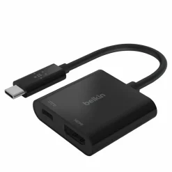Belkin Chargeur Et Câble Usb-Adaptateur USBC vers HDMI 60W PD noir