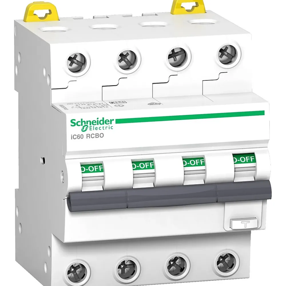 Schneider Electric Interrupteur Et Disjoncteur Différentiel-A9d57420 - Disjoncteur Différentiel Tétrapolaire 30ma - 20a - Type Ac - 6ka - Schneider Ic60
