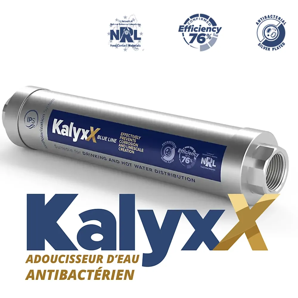 Swiss Aqua Technologies Adoucisseur D'Eau-Adoucisseur d'eau Anticalcaire Antibactérien innovant IPS Kalyxx BlueLine G3/4 " femelle (IPSXKBG34)