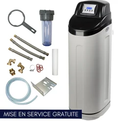 Apic Adoucisseur d'eau THETIS 22L avec Accessoires + Mise en Service Gratuite