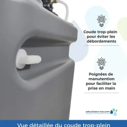 Toodo Adoucisseur D'eau 30l Fleck 5600 Sxt Complet Avec Accessoires