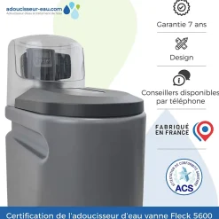 Toodo Adoucisseur D'eau 25l Fleck 5600 Sxt Volumétrique électronique