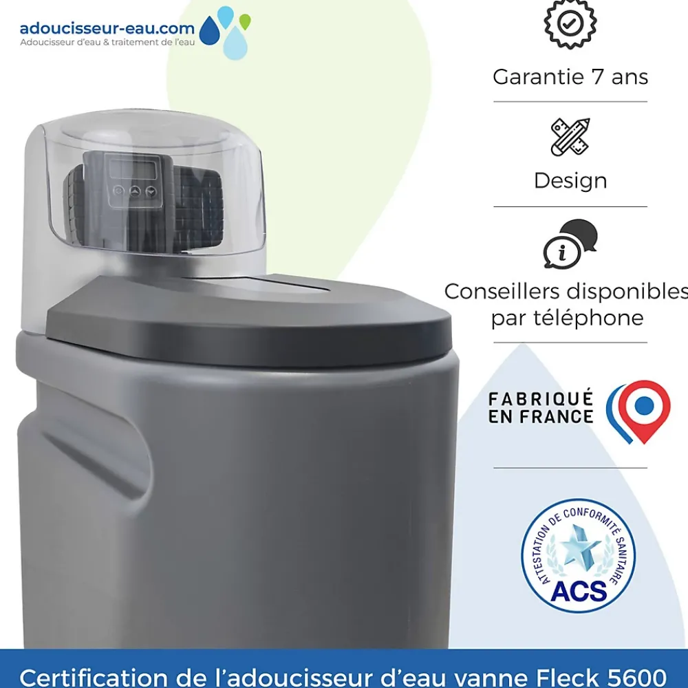 Toodo Adoucisseur D'eau 25l Fleck 5600 Sxt Volumétrique électronique