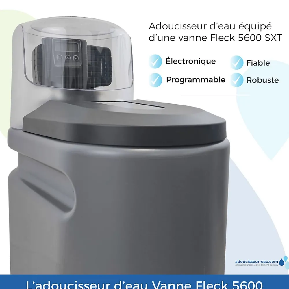 Toodo Adoucisseur D'eau 25l Fleck 5600 Sxt Volumétrique électronique