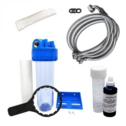 Toodo Adoucisseur D'eau 25l Vanne Fleck 5600 Mc Complet Bac Blanc - Kit Essentiel