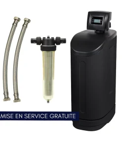 Apic Adoucisseur D'Eau-Adoucisseur d'eau PHOCION 34L gros débit avec Accessoires + Mise en Service Gratuite