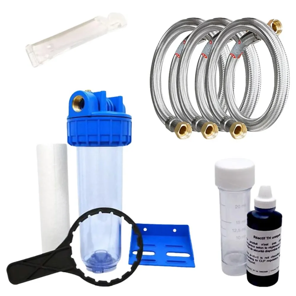 Toodo Adoucisseur D'Eau-Adoucisseur D'eau Sans électricité Kube 8l Vanne Volumétrique Mécanique - Complet Avec Accessoires