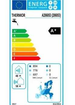 Thermor Chauffe-Eau Thermodynamique-Aeromax 6 stable - 600x1716 mm- COP: 3,4 - 200 L