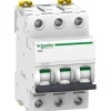 Schneider Electric A9f94363 Schneider Ic60l Disjoncteur Triphasé Schneider 63a - 3p - Courbe C - 15ka - à Vis
