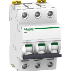 Schneider Electric A9f94363 Schneider Ic60l Disjoncteur Triphasé Schneider 63a - 3p - Courbe C - 15ka - à Vis