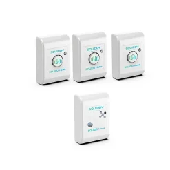 Squiddy Alarme Sans Fil-Alarme Connectée 3 En 1 Pack Camping-car