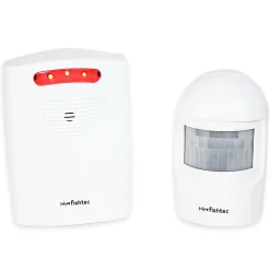 Fishtec Alarme Sans Fil-Alarme Détecteur de Présence - Carillon - 90 dB