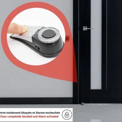 Fishtec Alarme Sans Fil-Alarme porte flash 125 dB