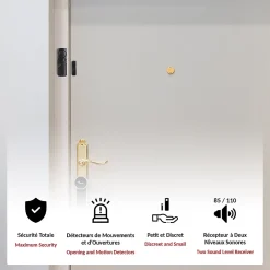 Fishtec Alarme Sans Fil-Alarme Top security 110 dB