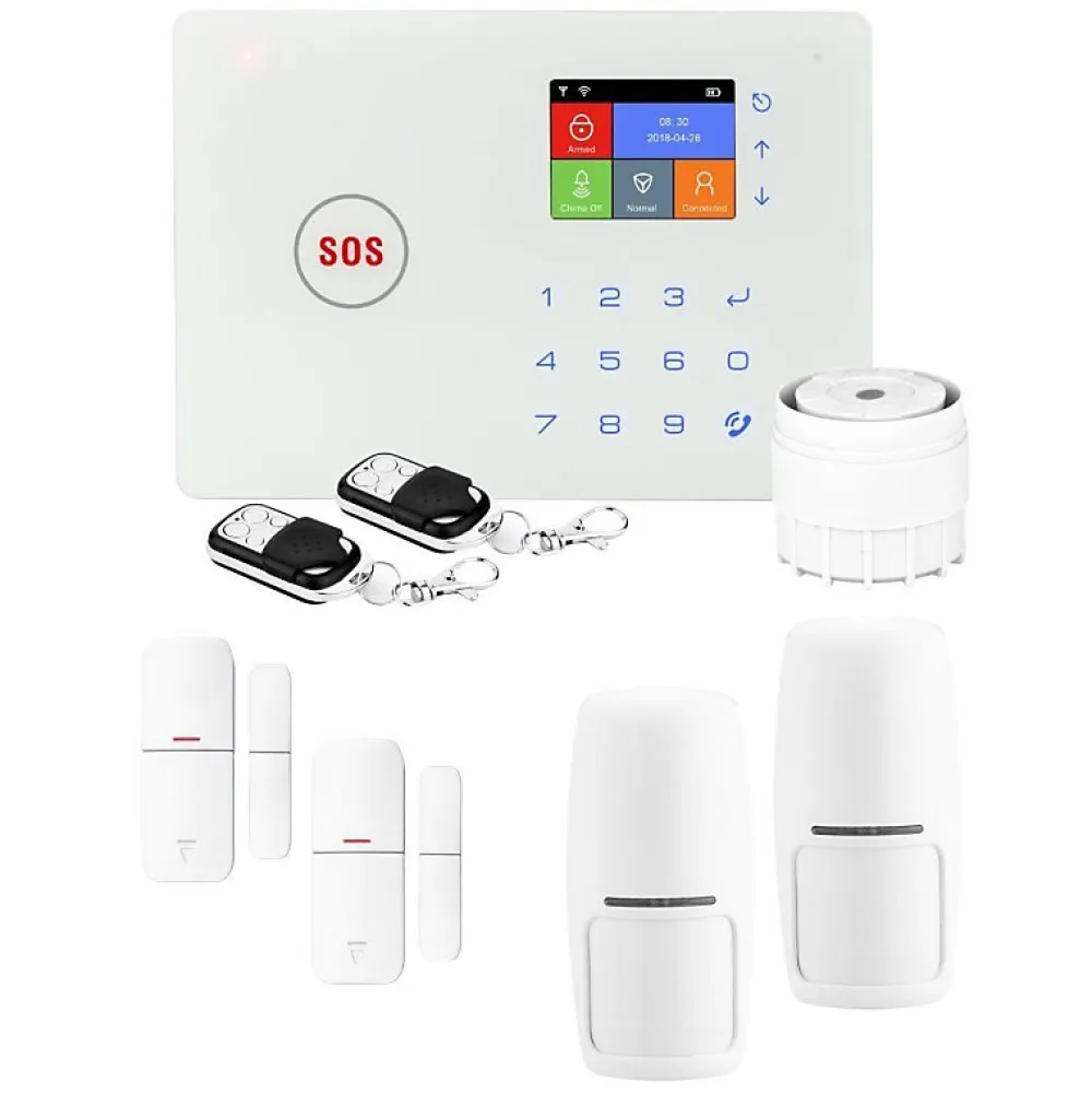 Lifebox Alarme Sans Fil-Alarme maison connectée 4G wifi et gsm amazone - - kit2