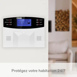 Lifebox Alarme maison sans fil gsm 4G et 3 caméras wifi kit ip3