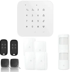 Lifebox Alarme Sans Fil-Alarme maison wifi et gsm 4g sans fil connectée casa- kit 5